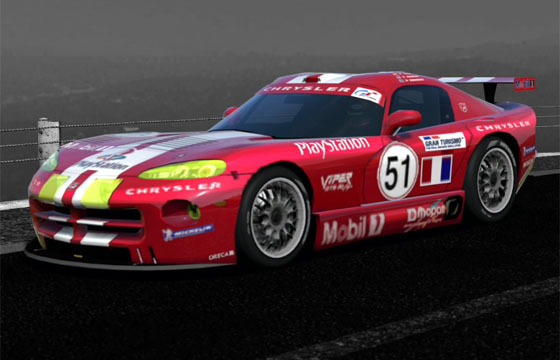 Gran Turismo 6 - SRT Viper GTS-R Team Oreca Race Car #51 '00