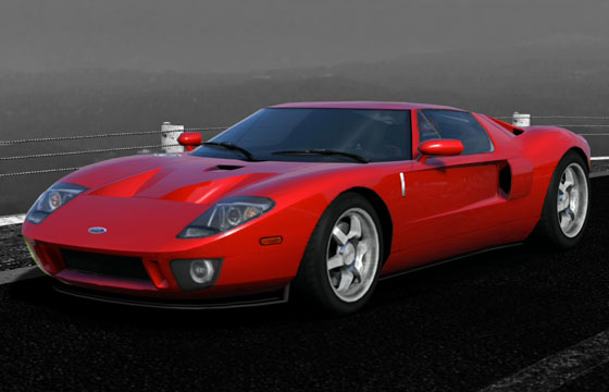 Gran Turismo 5 - Ford GT '05 (No stripe)