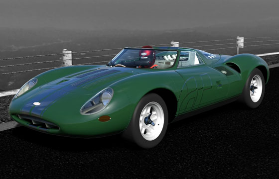 Gran Turismo 5 - Jaguar XJ13 Race Car Chrome Line Edition