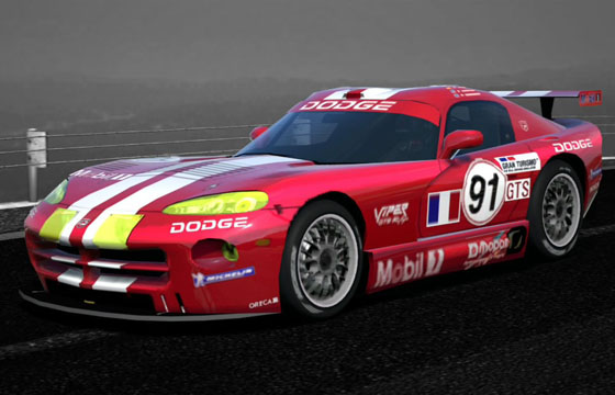 Gran Turismo 5 - Dodge Viper GTS-R Team Oreca Race Car #91 '00