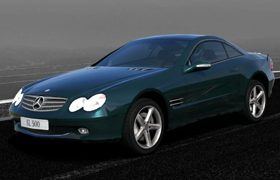 Gran Turismo 5 - Mercedes-Benz SL 500 (R230) '02