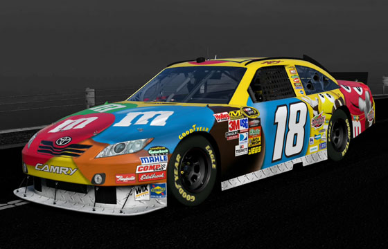 Gran Turismo 5 - Toyota 2010 Kyle Busch #18 M&M's CAMRY