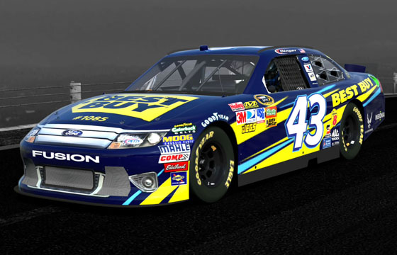 Gran Turismo 6 - Ford 2011 AJ Allmendinger #43 FUSION '11