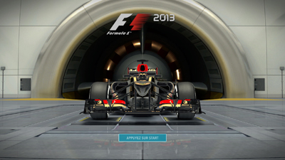 F1 2013 Menu - Screenshot PC