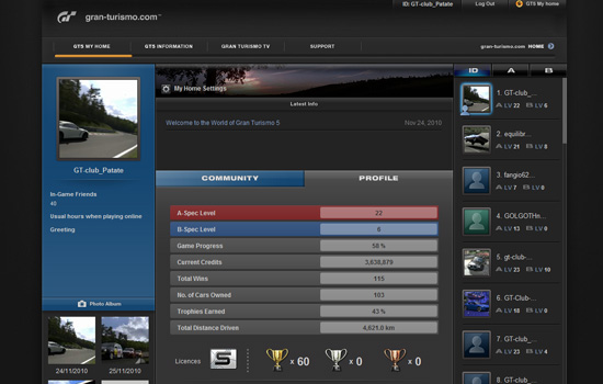 gt5web